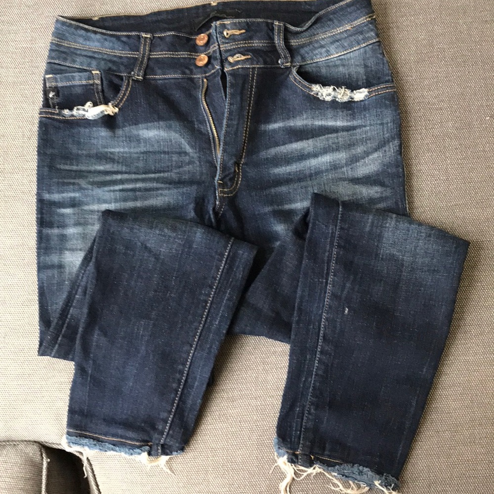 KanCan blue skinny jeans